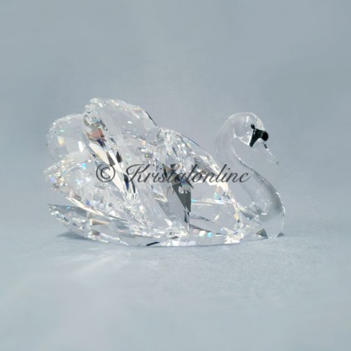 Swarovski Kristal | Silver Crystal | Gevederde Schoonheden | Gracieuze Zwaan Sierlijk | 5397895